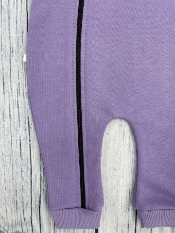 315-Л. Комбинезон с капюшоном, хлопок 65%, 35% ПЭ, 3-х нитка без начеса + интерлок 62,68,74,80